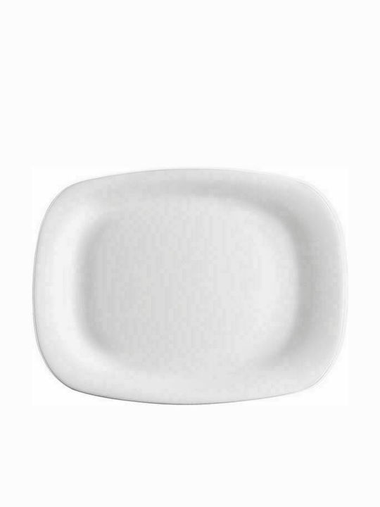 Bormioli Rocco Grangusto BBQ Serving Platter Rectangular made of Porcelain White 21.7x16.3cm
