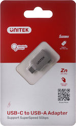 Unitek A1025GNI USB-C Männlich zu USB-A Weiblich Konverter