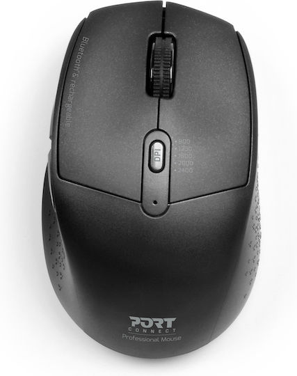 Port Designs 900715 Ασύρματο Bluetooth Ποντίκι Μαύρο