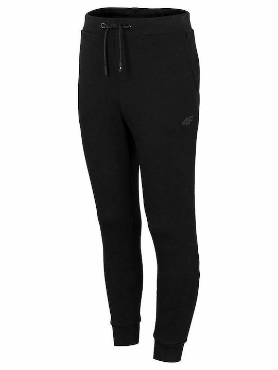 4F Copilăresc Pantalon de Trening Negru 1buc