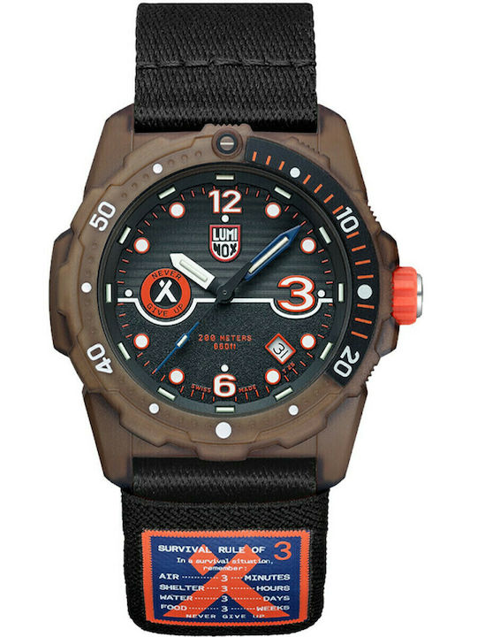 Luminox Bear Grylls Survival Uhr Batterie mit Stoffarmband
