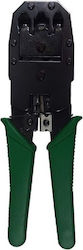 Eucom Crimping Pliers for Network RJ12 RJ11 RJ45 RJ10 with Stripper 04-004-026