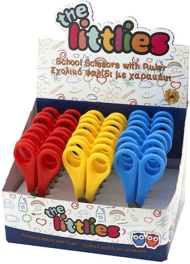 The Littlies Children's Scissors for Crafts 13cm with Metallic Blade Yellow 1pcs