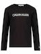 Kids' Shirt Long Sleeve Black Institutional