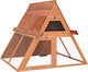 vidaXL 171458 Wooden Cage for Rabbits 152x127x109.5cm