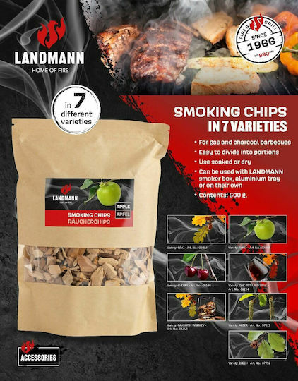 Landmann Beech BBQ Smoking Chips 500gr 1pcs