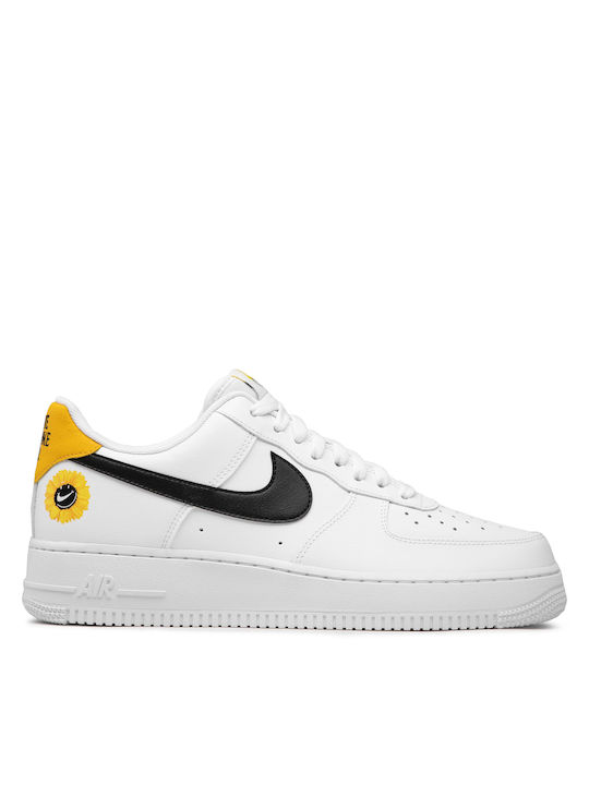 Nike Air Force 1 '07 Ανδρικά Sneakers White / Black / Dark Sulfur