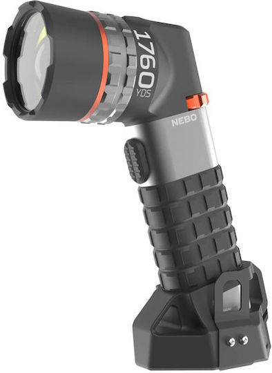 Nebo Wiederaufladbar Taschenlampe LED IP67 mit maximaler Helligkeit 525lm Luxtreme SL100 Schwarz