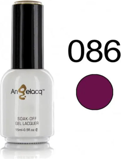 Angelacq Angelacq Хибриден Лак за Нокти 086 Purple Orchid 15мл 1бр