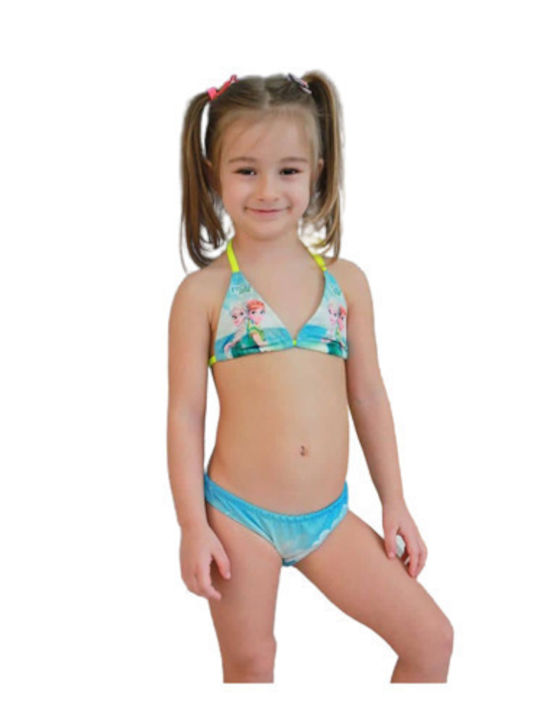 Costum de baie pentru fete Bikini FROZEN Sea Blue