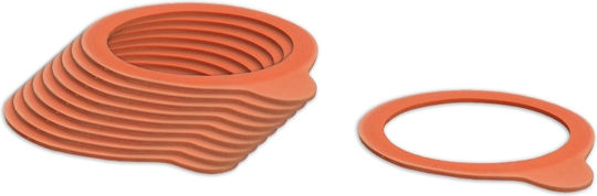 Weck Set of 10 Rubber Bands for Containers with Lid Φ60mm Rubber Jar Gaskets 1pcs