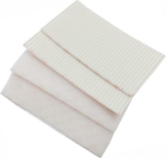 Velcro Самозалепваща Лента с кука и примка Бяла 2бр