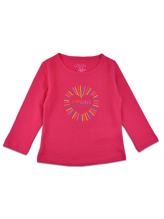 Losan Kids' Blouse Long Sleeve Fuchsia