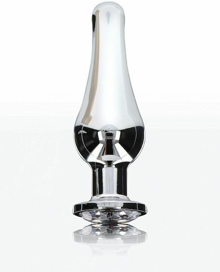 ToyJoy Diamond Bum Bijou Anal Plug Medium Silver 11cm