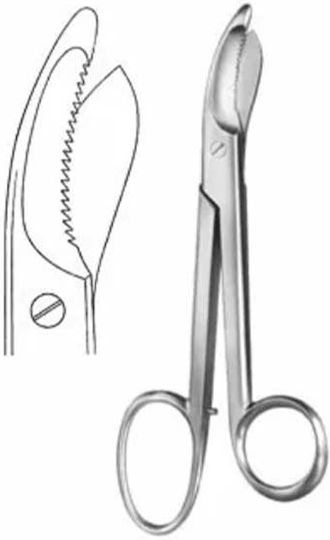 Germanos Ιατρικές Ψαλίδια Gebogen 23.5cm