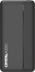 Crystal Audio PBK4K 10000mAh 20W Μαύρο