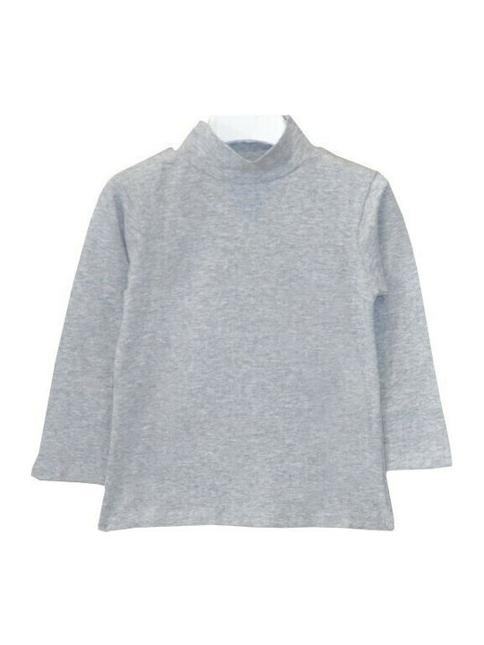 Kids Long-Sleeved Gray Top