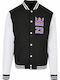MT2379 Collegejacke Jacke Schwarz