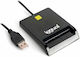 Iggual IGG316740 Card Reader USB 2.0 for SmartCard