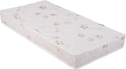 Kikka Boo Στρώμα Κούνιας Memory Comfort Cool Gel Horses Λευκό με Memory Foam 70cmx140cmx12cm
