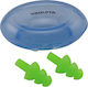 Vaquita 66702 Silicone Earplugs for Swimming in Green Colour 66702 2 Pieces