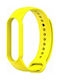 Tech-Protect Icon Strap Silicone with Pin Yellow (Mi Smart Band 5/Mi Smart Band 6) TPRIB6Y