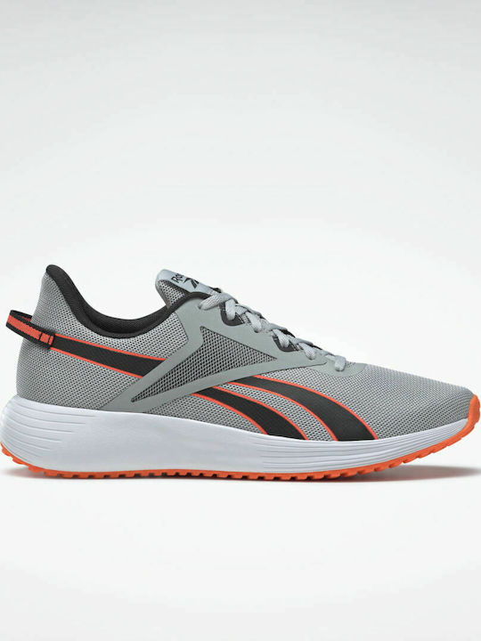 Reebok Lite Plus 3 Ανδρικά Αθλητικά Παπούτσια Running Pure Grey 3 / Core Black / Orange Flare