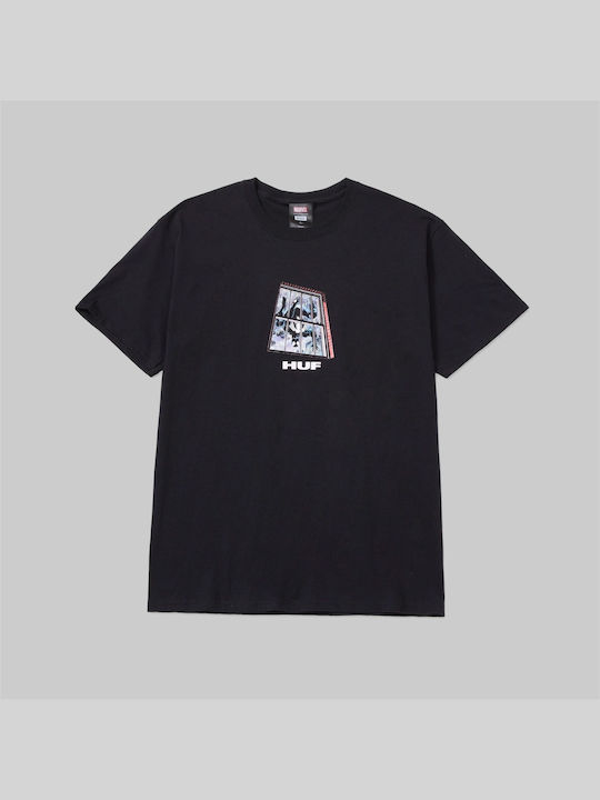 HUF x Marvel Ανδρικό T-shirt Μαύρο