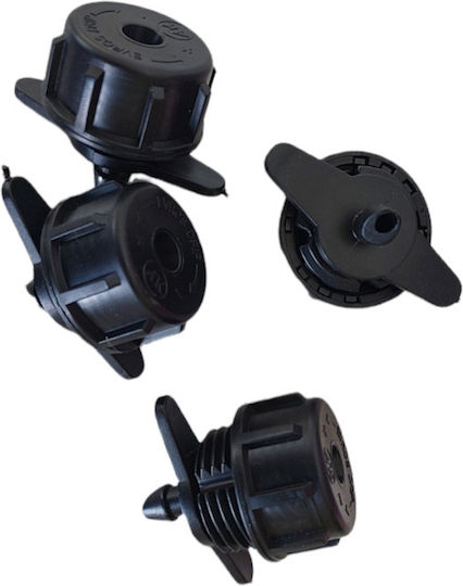 Palaplast 3093-0150 Σταλάκτης Μαύρος με Ροή Νερού 150lt/h 20τμχ Μαύρο