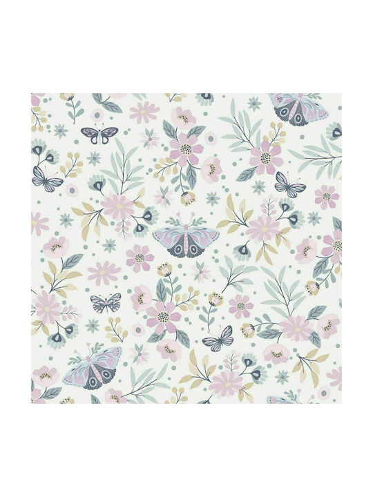 Ugepa Kids Wallpaper Vinyl Coated Flowers L53xH1000εκ.