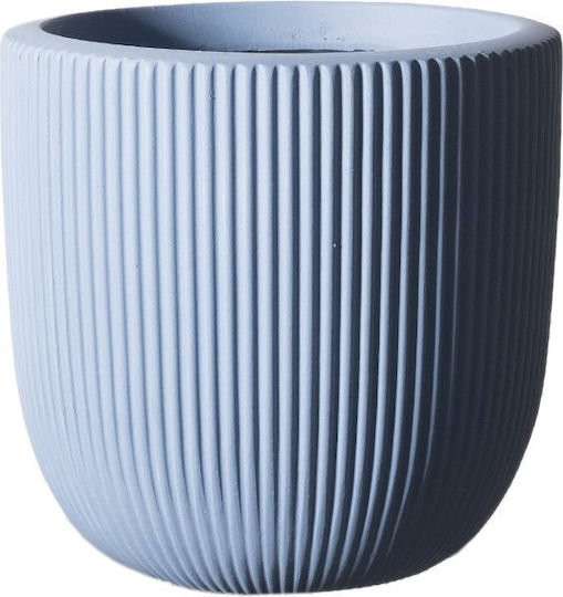 Supergreens Stripe S Κασπώ Κεραμικό Μπλε 24x24x23εκ.