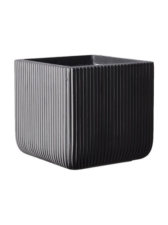 Supergreens Stripe S Pot Gray 24x23x23cm