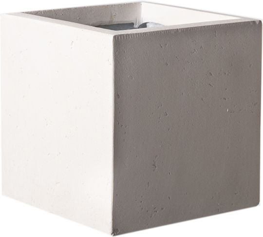 Supergreens Rocky Саксия Керамика Сив 50x50x50εκ.