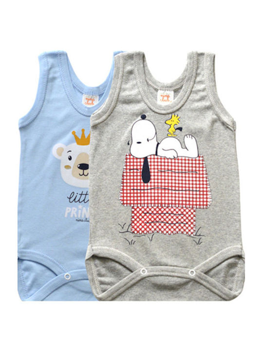 Nina Club Multicolour Baby Bodysuits Set 2 Pieces