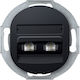 Aling Conel E613.E1 Doppelter in Schwarz Farbe 15.005.0171