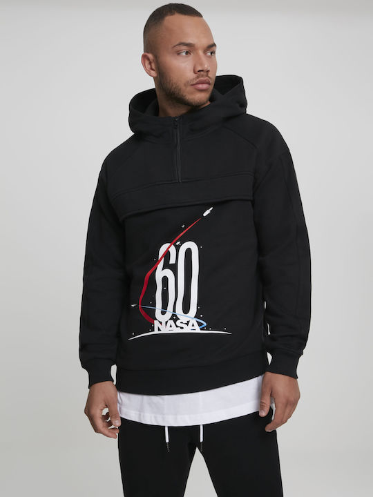 NASA 60's Sweatshirt mit Kapuze Schwarz
