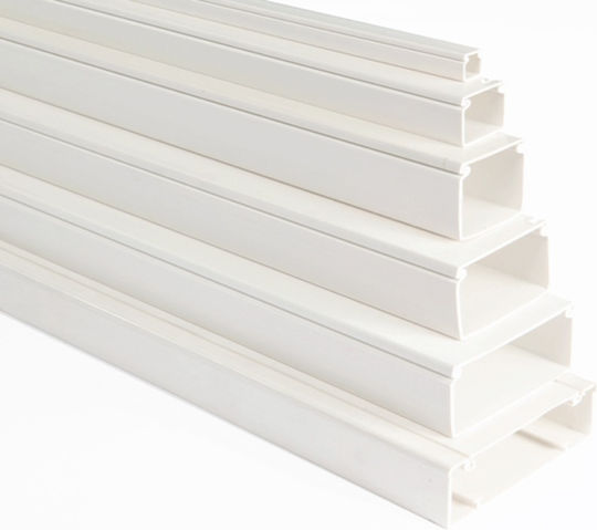 Lineme Cable Channel made of Plastic 120mm x 60mm White