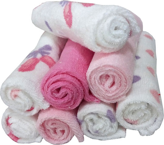 Viopros Schultertuch Burp Cloth 23x23cm 8 Stück