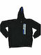 Sweatshirt with Hood Black