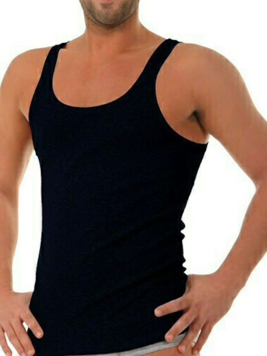 Apple Boxer Men's Sleeveless Undershirt Black