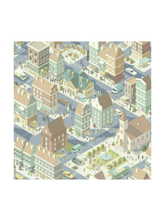 Ugepa Kids Wallpaper Vinyl Coated Citylife L53x...