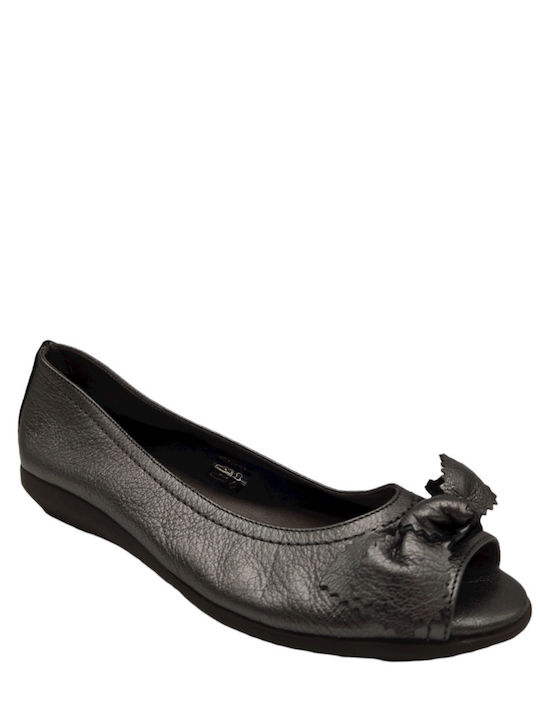 Aerosoles Peep Toe Γόβες Ασημί