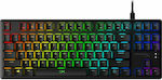 HyperX Alloy Origins Core Tastatură Mecanică de Gaming Fără cheie cu HyperX Red întrerupătoare și iluminare RGB Roșu