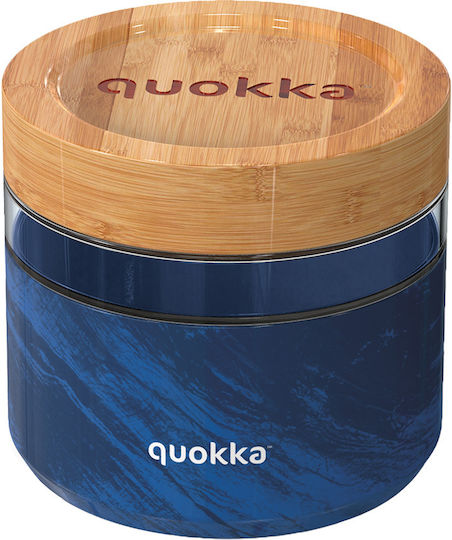 Quokka Δοχείο Φαγητού Γυάλινο Μπλε 820ml
