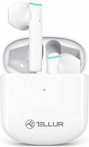 Tellur TLL511421 In-Ear Bluetooth-Freisprecheinrichtung Kopfhörer mit Ladeetui Weiß
