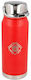 Stor Pokemon Kinderflasche Gefroren Aluminium mit Schraubverschluss Auslaufsicher Rot 505ml
