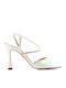 Leder Sandalen White Pearl