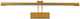 GloboStar Laura Modern Lamp Bathroom with Integrated LED and Natural White Light Copper 60x13cm