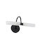 GloboStar Paola Modern Lamp Bathroom with Socket G9 Black 31x15cm