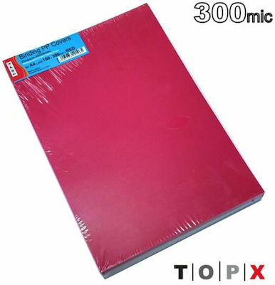 Topx Bookbinding Cover Page 300mic (100τμχ)